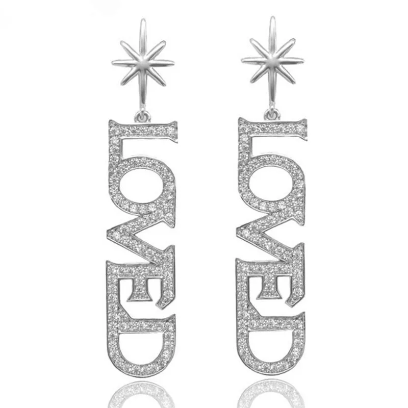 Korea Kpop Album Love Yourself: Tear singularity Earring LOVED With Eardrop 925 standard silver needle Earrings 1pcs
Korea Kpop Album Love Yourself: Tear singularity Earring LOVED With Eardrop 925 standard silver needle Earrings 1pcs