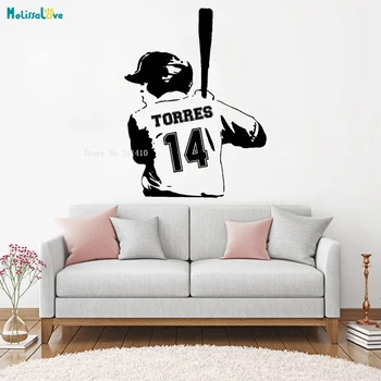 Private Custom Name and Number Baseball Batter Player Wall Sticker Home Decor Fierce Competitive Sports Vinyl Art Decals YT1189
Private Custom Name and Number Baseball Batter Player Wall Sticker Home Decor Fierce Competitive Sports Vinyl Art Decals YT1189