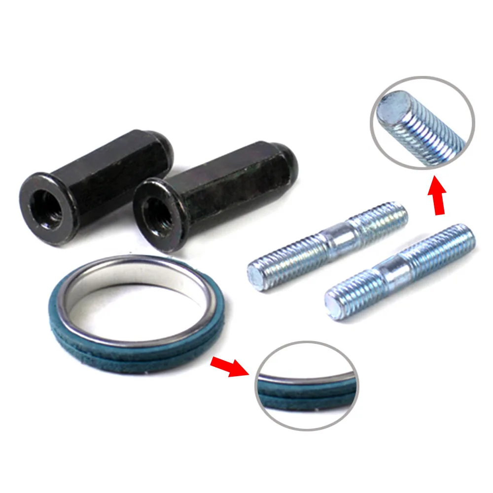 JEAZEA 5Pcs Metal Exhaust Studs Nuts Gasket Set For GY6 50cc 125cc 150cc QMB139 Most Chinese Motor Scooter
JEAZEA 5Pcs Metal Exhaust Studs Nuts Gasket Set For GY6 50cc 125cc 150cc QMB139 Most Chinese Motor Scooter