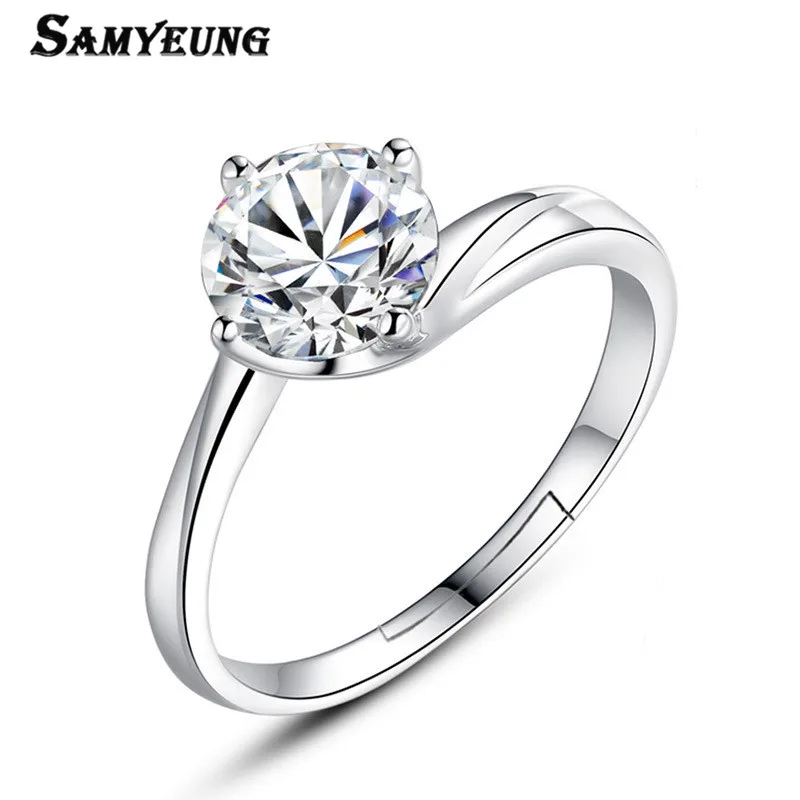 Samyeung Cheap Silver Wedding Open Rings for Womens Adjustable Lovers' Rings Female Alliance Femme Anel Find Trendy Store
Samyeung Cheap Silver Wedding Open Rings for Womens Adjustable Lovers' Rings Female Alliance Femme Anel Find Trendy Store