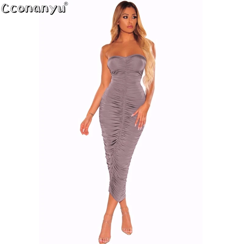 2019 Summer Ladies Off Shoulder Sleeveless Party Dress Sexy Irregular Fold Long Slinky Bodycon Night Clubwear Dress
2019 Summer Ladies Off Shoulder Sleeveless Party Dress Sexy Irregular Fold Long Slinky Bodycon Night Clubwear Dress