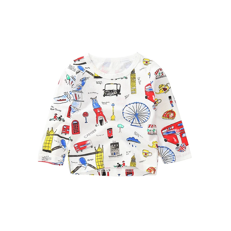 White T-shirt boys girls printing Tee Family Graffiti Long Sleeve tops Baby Girls Outfit Spring Autumn Toddler Clothes 
White T-shirt boys girls printing Tee Family Graffiti Long Sleeve tops Baby Girls Outfit Spring Autumn Toddler Clothes