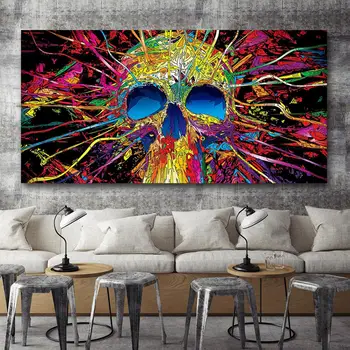 Abstract Modern Wall Art Canvas Colorful Skull Flower Graffiti Art Oil Paintings HD Prints Posters Home Decor Pictures No Frame
Abstract Modern Wall Art Canvas Colorful Skull Flower Graffiti Art Oil Paintings HD Prints Posters Home Decor Pictures No Frame