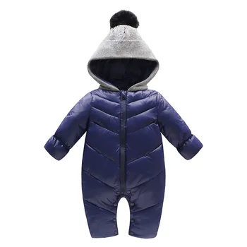 Newborn Baby Thick Warm Winter Solid Color One-Piece Hooded Winter Outdoor Rompers Boys and Girl's Down Rompers
Newborn Baby Thick Warm Winter Solid Color One-Piece Hooded Winter Outdoor Rompers Boys and Girl's Down Rompers
