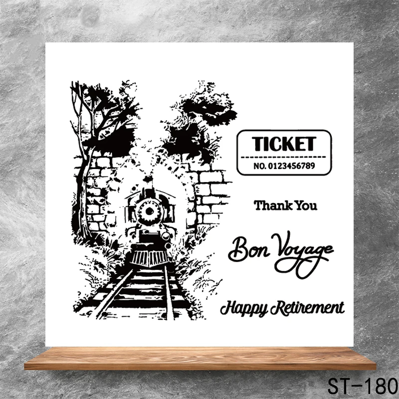 Bon voyage! Transparent Clear Stamps DIY Scrapbooking Album Card Making DIY Decoration Making Embossing Stencil
Bon voyage! Transparent Clear Stamps DIY Scrapbooking Album Card Making DIY Decoration Making Embossing Stencil