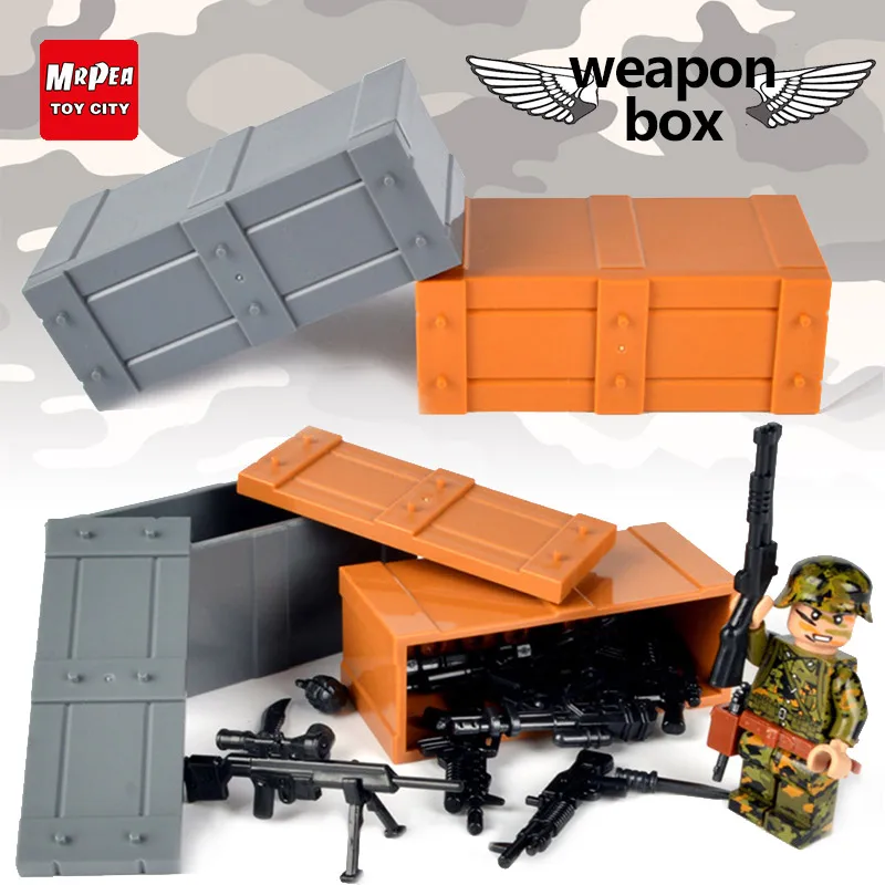 Legoingly Single Sale Military Weapon box WW2 Gun Army Weapon Educational Model Bricks building blocks Children gift Toys YY30
Legoingly Single Sale Military Weapon box WW2 Gun Army Weapon Educational Model Bricks building blocks Children gift Toys YY30