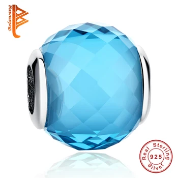 BELAWANG European 925 sterling-silver-jewelry Blue Bead Crystal Charm Fit BW Bracelet Bangle DIY Original Jewelry Making
BELAWANG European 925 sterling-silver-jewelry Blue Bead Crystal Charm Fit BW Bracelet Bangle DIY Original Jewelry Making