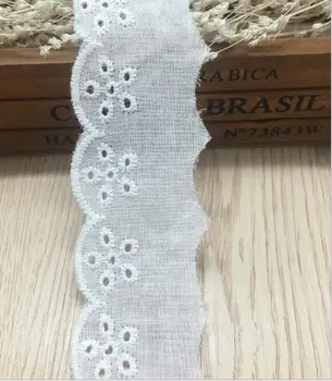 150 Yard 100% Cotton Lace White Cotton Ruffle Eyelet Lace 4cm Crafts/Costume/Sewing wholesale
150 Yard 100% Cotton Lace White Cotton Ruffle Eyelet Lace 4cm Crafts/Costume/Sewing wholesale