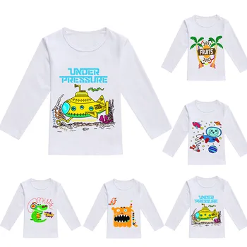 Stylish cute cartoon crocodile submarine print comfortable and simple Boys Girls Cartoon Print Tops T-shirt Casual Clothes F4
Stylish cute cartoon crocodile submarine print comfortable and simple Boys Girls Cartoon Print Tops T-shirt Casual Clothes F4
