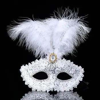 Chic Lace Party Mask For Women Girl Beading Feather Venice Masks Party Supplies Masquerade Mask For Christmas Halloween Cosplay
Chic Lace Party Mask For Women Girl Beading Feather Venice Masks Party Supplies Masquerade Mask For Christmas Halloween Cosplay