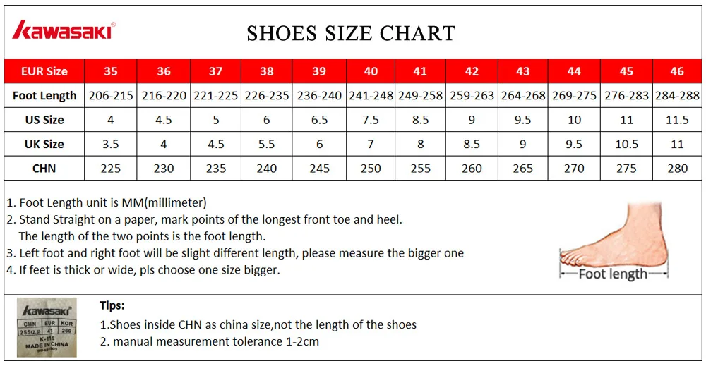 size chart 1