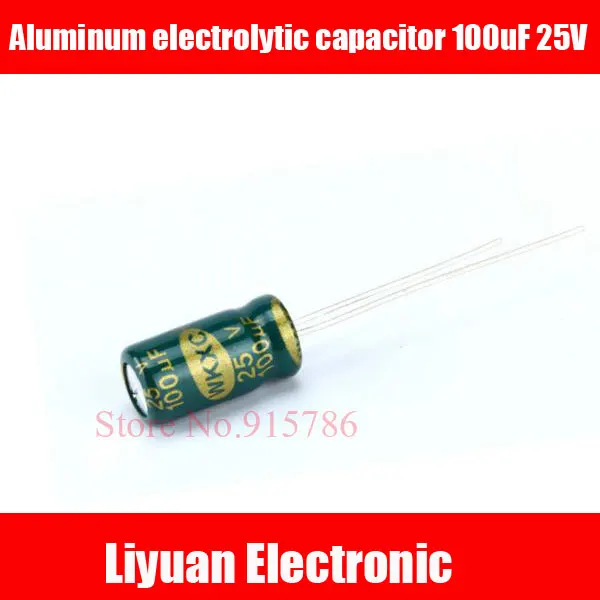 50pcs/lot High Frequency 100 uF 25 V 6.3*12 DIP aluminum Electrolytic capacitor 50pcs 100uF 25V 25V 100uF 25 V 100 uF ic
50pcs/lot High Frequency 100 uF 25 V 6.3*12 DIP aluminum Electrolytic capacitor 50pcs 100uF 25V 25V 100uF 25 V 100 uF ic