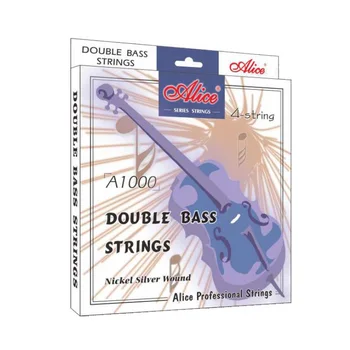 Alice Double bass Strings A1000 4strings steel Core Cupronickel Winding Nickel-Plated Ball End Suitable for 3/4 double bass
Alice Double bass Strings A1000 4strings steel Core Cupronickel Winding Nickel-Plated Ball End Suitable for 3/4 double bass