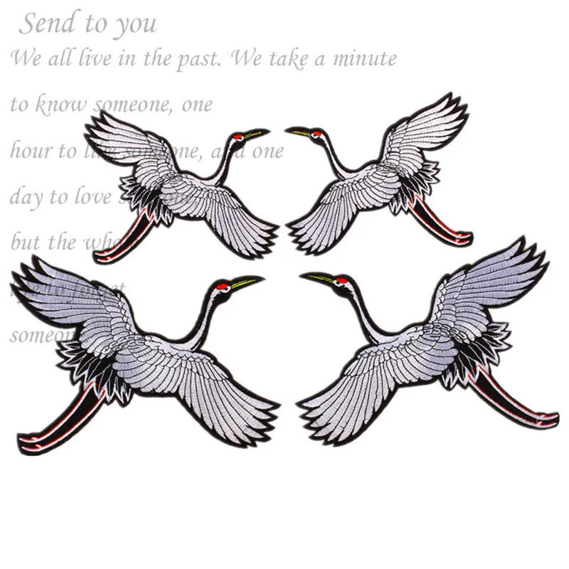 1 PCS Red-crowned Crane Embroidery Sew Iron on Patch Badge Clothes Fabric Transfers Lace Trim Applique Bird DIY Accessories
1 PCS Red-crowned Crane Embroidery Sew Iron on Patch Badge Clothes Fabric Transfers Lace Trim Applique Bird DIY Accessories