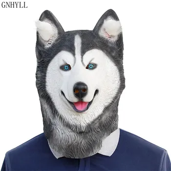 GNHYLL Halloween Siberian Husky Dog Latex Mask Novelty Costume Party Fancy Dress Animal Masks
GNHYLL Halloween Siberian Husky Dog Latex Mask Novelty Costume Party Fancy Dress Animal Masks