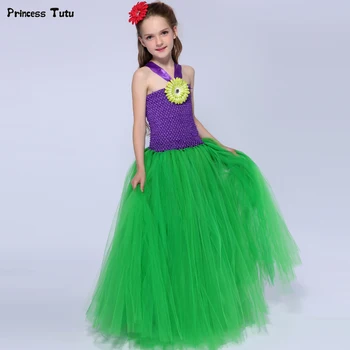 Purple Green Flower Girls Mermaid Tutu Dress Long Princess Tutu Dresses For Girls Clothes Children Kids Halloween Party Clothes
Purple Green Flower Girls Mermaid Tutu Dress Long Princess Tutu Dresses For Girls Clothes Children Kids Halloween Party Clothes