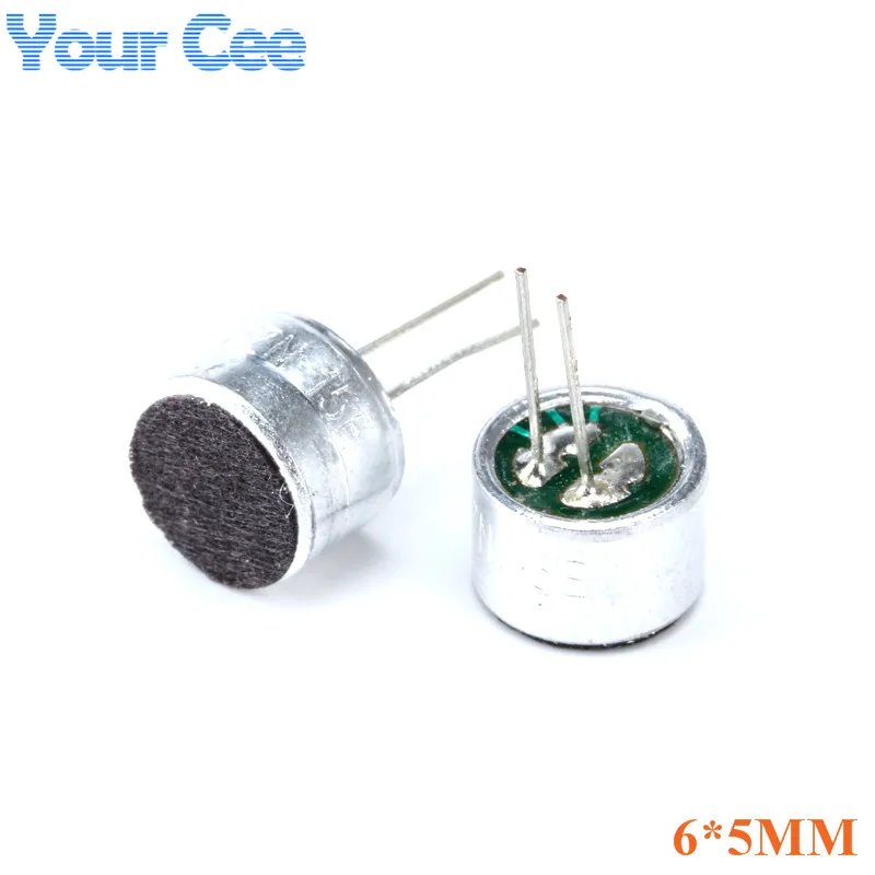 50 pcs With Pins 6*5mm Capacitive Electret Microphone Pick-Up Sensitivity 52D Microphone Condenser MIC 6mm x 5mm
50 pcs With Pins 6*5mm Capacitive Electret Microphone Pick-Up Sensitivity 52D Microphone Condenser MIC 6mm x 5mm