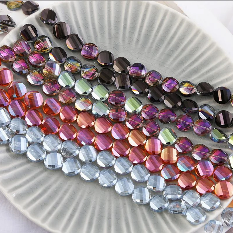 Yanqi Cabochon Flat round Austria crystal beads 14mm20PCS Faceted Twisted glass beads Loose Spacer beads Jewelry Making Earrings
Yanqi Cabochon Flat round Austria crystal beads 14mm20PCS Faceted Twisted glass beads Loose Spacer beads Jewelry Making Earrings