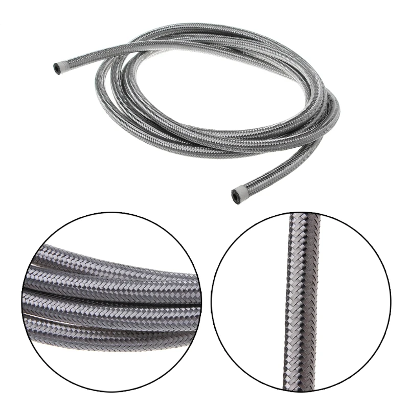 1M Stainless Steel Braided Brake Gas Oil Fuel Line Hose AN4 AN6 AN8 AN10 NEW Stainless steel fuel hose
1M Stainless Steel Braided Brake Gas Oil Fuel Line Hose AN4 AN6 AN8 AN10 NEW Stainless steel fuel hose