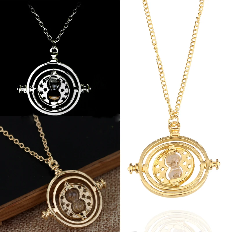 10Pcs/Lot Time Turner Necklace Hermione Granger Hourglass Pendants NecklacesTwo Colors Silver Gold gift gril women Jewelry
10Pcs/Lot Time Turner Necklace Hermione Granger Hourglass Pendants NecklacesTwo Colors Silver Gold gift gril women Jewelry