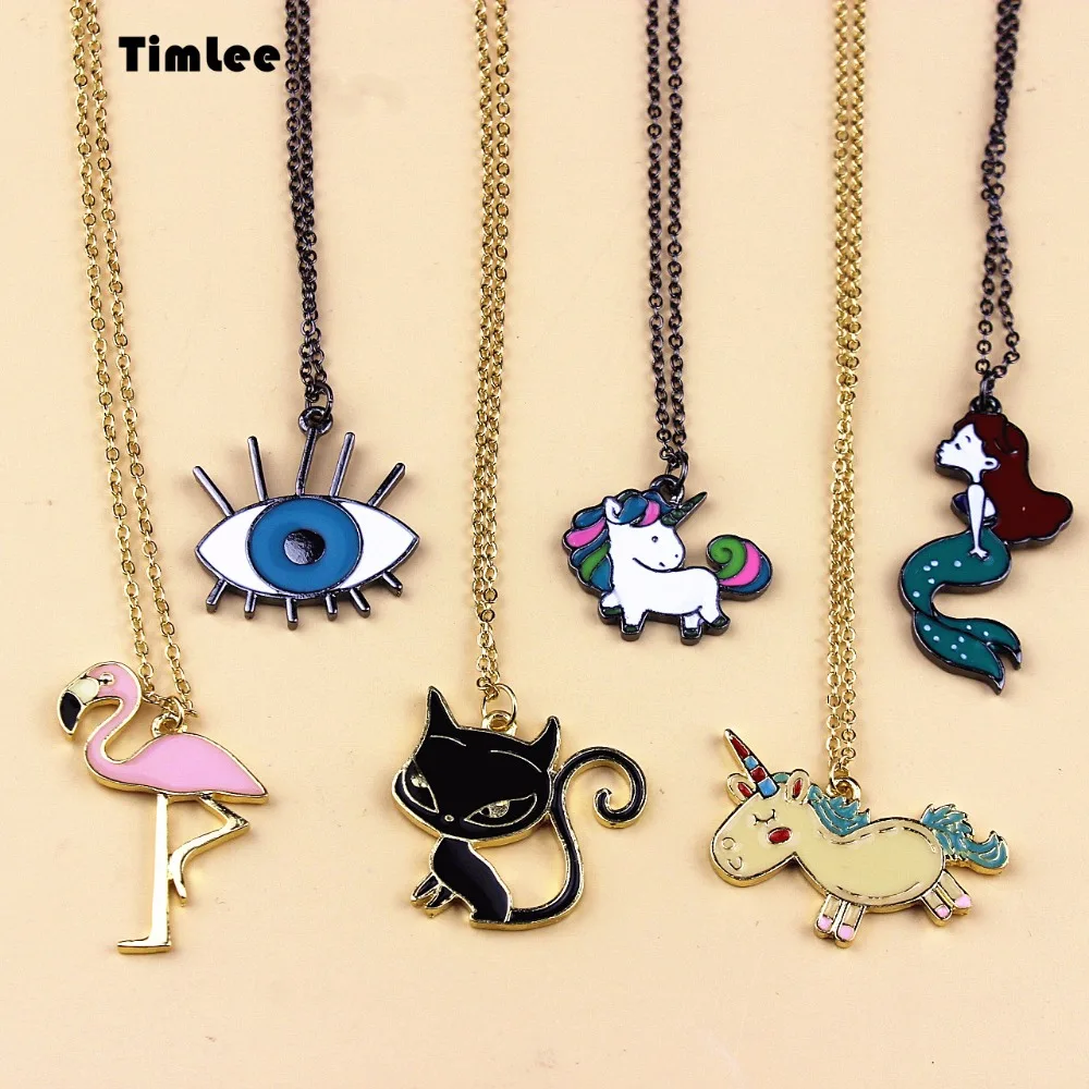 Timlee N056 Free Shipping Black Unicorn Eye Beautiful Mermaid Cat Bird Cute Necklaces Wholesale
Timlee N056 Free Shipping Black Unicorn Eye Beautiful Mermaid Cat Bird Cute Necklaces Wholesale