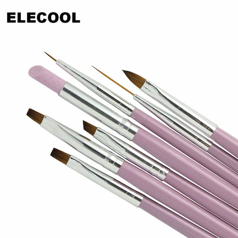 ELECOOL 7pcs/set Nail Brushes Wood Handle UV Gel Polish Design Painting Pen Drawing 3D Pattern DIY Builder Tips Manicure Tools
ELECOOL 7pcs/set Nail Brushes Wood Handle UV Gel Polish Design Painting Pen Drawing 3D Pattern DIY Builder Tips Manicure Tools