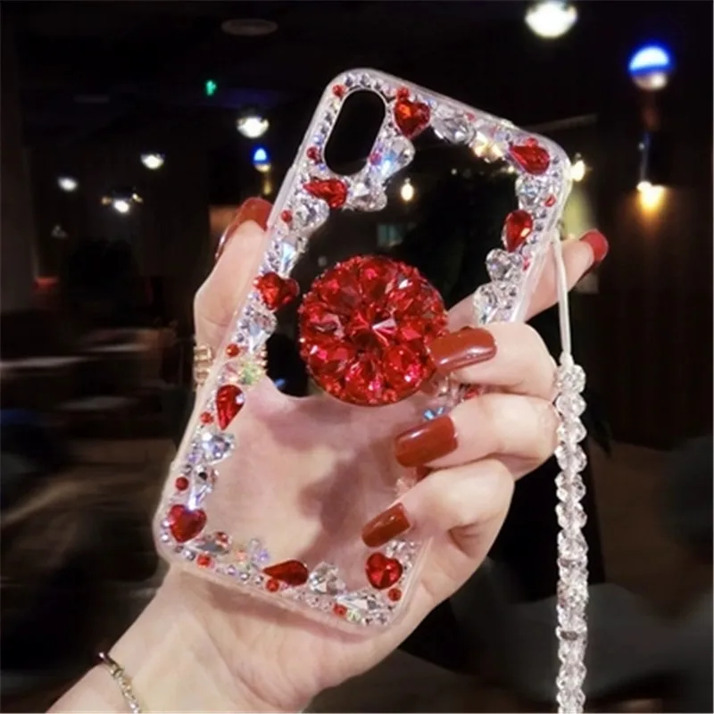 Luxury Rhinestone Stand Holder Transparent TPU Case For Huawei Honor 20 8 9 lite 7X Nova 4 P30 P10 P20 Mate 20 10 Lite Pro Cover
Luxury Rhinestone Stand Holder Transparent TPU Case For Huawei Honor 20 8 9 lite 7X Nova 4 P30 P10 P20 Mate 20 10 Lite Pro Cover