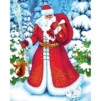 Full Diamond Embroidery Snow Santa 5D Diamond Painting Cross Stitch Diamond Mosaic Needle Craft Christmas Gift
Full Diamond Embroidery Snow Santa 5D Diamond Painting Cross Stitch Diamond Mosaic Needle Craft Christmas Gift