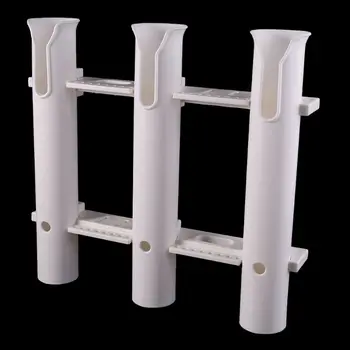 New 1 Pc Triplex-Row Fishing Rod Holder 3-Hole PP Plastic Socket Portable Pole Storage Boat Fishing Tool Accessories
New 1 Pc Triplex-Row Fishing Rod Holder 3-Hole PP Plastic Socket Portable Pole Storage Boat Fishing Tool Accessories