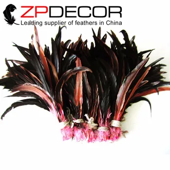 ZPDECOR 100pieces/lot 35-40cm(14-16inch) Directly Dyed Pink Half Bronze Rooster Tail Feathers For Showgirl Customes
ZPDECOR 100pieces/lot 35-40cm(14-16inch) Directly Dyed Pink Half Bronze Rooster Tail Feathers For Showgirl Customes
