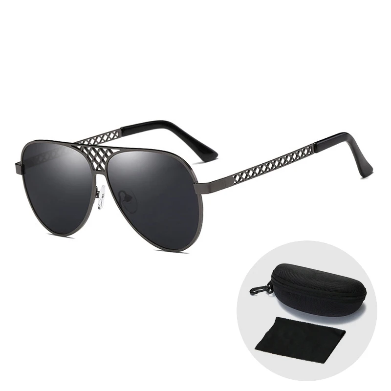 Fashion Vintage Aviation Pilot Sunglasses for Men Polarized UV400 Driving Fishing Glasses 2019 Women New Sun Glasses with Case
Fashion Vintage Aviation Pilot Sunglasses for Men Polarized UV400 Driving Fishing Glasses 2019 Women New Sun Glasses with Case