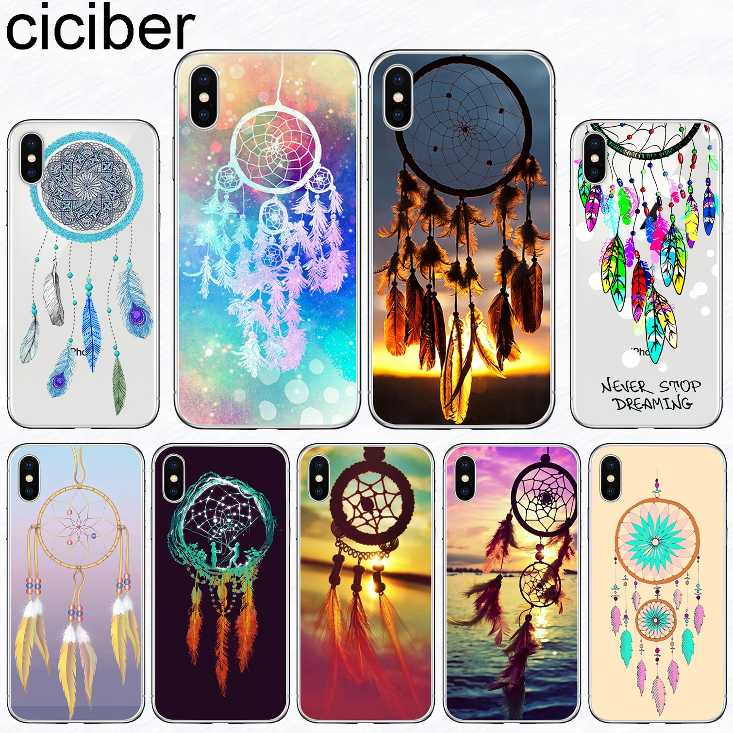 ciciber Dreamcatcher Paisley Phone Case for iPhone 11 Pro XS MAX X Silicone Cover for Iphone XR 8 7 6 6S Plus SE 5S Funda Coque
ciciber Dreamcatcher Paisley Phone Case for iPhone 11 Pro XS MAX X Silicone Cover for Iphone XR 8 7 6 6S Plus SE 5S Funda Coque