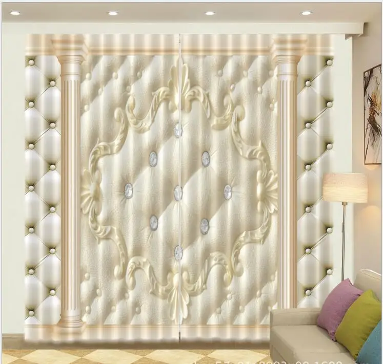 Beige sofa background 3D Window Curtain Living Room office Bedroom decorate Customized size Drapes Rideaux Cortinas pillowcase
Beige sofa background 3D Window Curtain Living Room office Bedroom decorate Customized size Drapes Rideaux Cortinas pillowcase