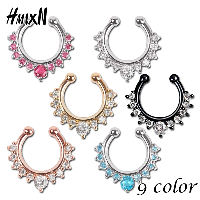Top quality hot sale fake septum crystal clicker Fake nose Ring Piercing faux Body jewelry Hoop For Women Septum Clip non
Top quality hot sale fake septum crystal clicker Fake nose Ring Piercing faux Body jewelry Hoop For Women Septum Clip non