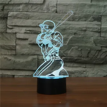 Play Baseball 3d Lamp 7 Color Home run Led Night Lamps For Kids Touch Led Usb Table Lampara Lampe Baby Sleeping Nightlight
Play Baseball 3d Lamp 7 Color Home run Led Night Lamps For Kids Touch Led Usb Table Lampara Lampe Baby Sleeping Nightlight