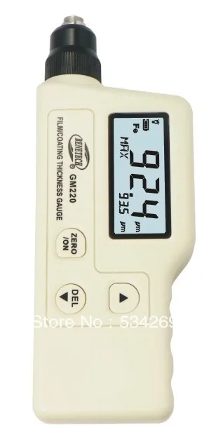 Range 0~1800um Digital Painting/Coating Thickness Tester Gauge / Film Thickness Meter
Range 0~1800um Digital Painting/Coating Thickness Tester Gauge / Film Thickness Meter