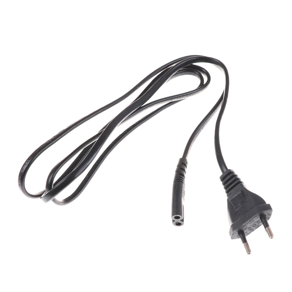 Short 8 Black PVC EU AC Power Plug Cable C7 To EU European 2-Pin Plug AC Power Cord Lead Cable 1.5M 5Ft Figure
Short 8 Black PVC EU AC Power Plug Cable C7 To EU European 2-Pin Plug AC Power Cord Lead Cable 1.5M 5Ft Figure