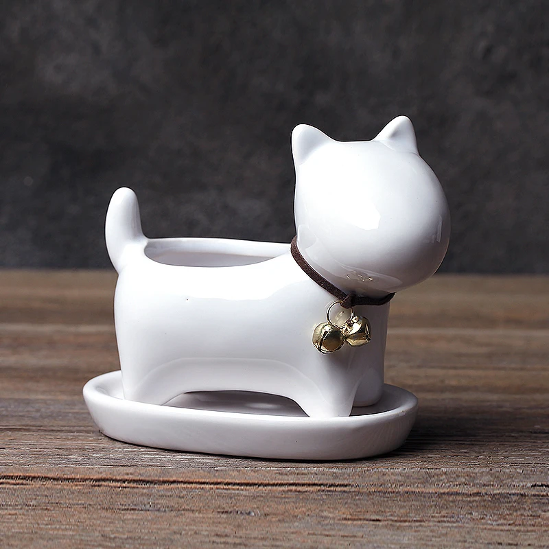 1pc Cartoon Cute Dog White Ceramic Planter for Succulents Desktop Succulents pot Decorative Mini Flower Pot Home Garden Decor
1pc Cartoon Cute Dog White Ceramic Planter for Succulents Desktop Succulents pot Decorative Mini Flower Pot Home Garden Decor
