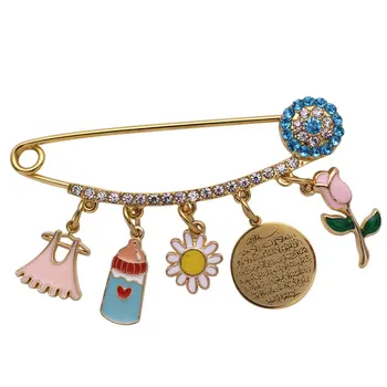 muslim islam Ayatul Kursi feeding-bottle flower Stainless Steel Pin brooch Baby Pin protect against bad luck
muslim islam Ayatul Kursi feeding-bottle flower Stainless Steel Pin brooch Baby Pin protect against bad luck