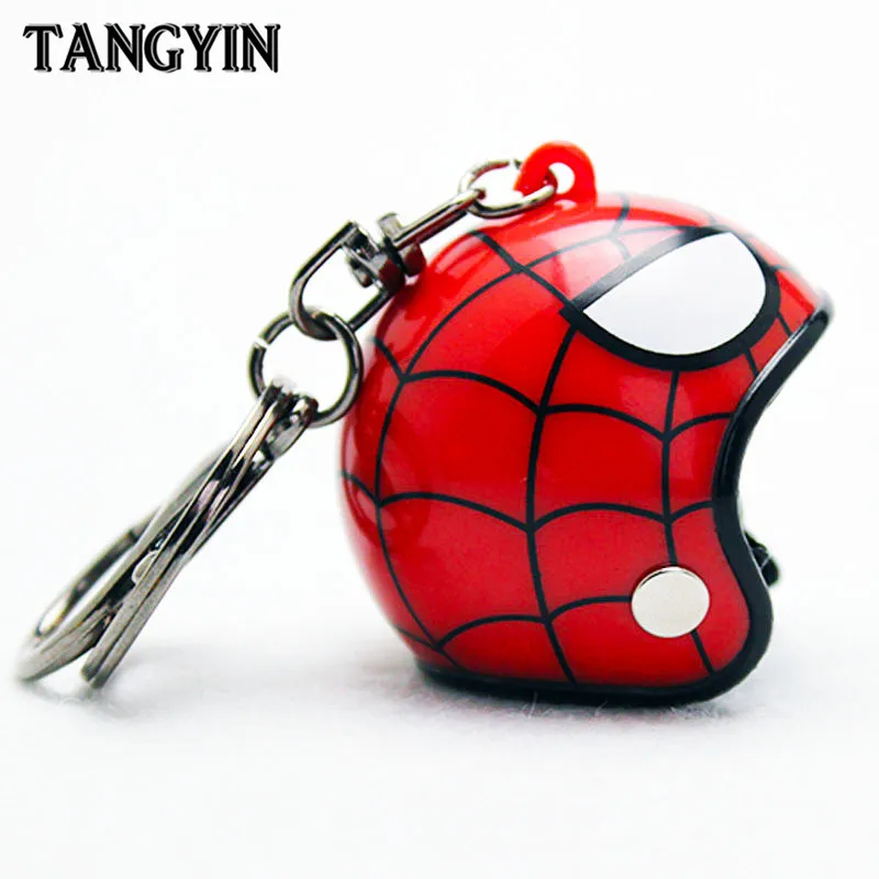 2018 Creative Cute Mini Helmet Keychain Spider-Man Iron Man Billiard Shape Motorcycle Helmet Pendant Key chain Car Key Ring Gift
2018 Creative Cute Mini Helmet Keychain Spider-Man Iron Man Billiard Shape Motorcycle Helmet Pendant Key chain Car Key Ring Gift