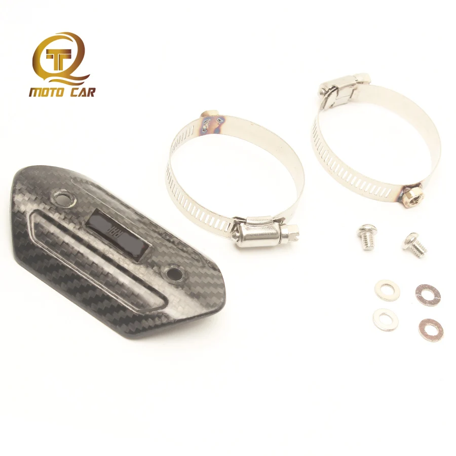 Motorcycle Exhaust Heat Shield Muffler Carbon Fibre Pipe Heat Shield Cover Guard Middle Link Pipe Protector for Akrapovic Escape
Motorcycle Exhaust Heat Shield Muffler Carbon Fibre Pipe Heat Shield Cover Guard Middle Link Pipe Protector for Akrapovic Escape