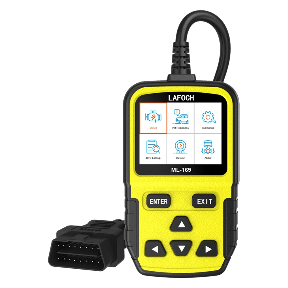 Universal OBD Scanner Car Engine Code Reader Diagnostic Tool Multi-languages Universal odb Automotive Scanner ML-169
Universal OBD Scanner Car Engine Code Reader Diagnostic Tool Multi-languages Universal odb Automotive Scanner ML-169