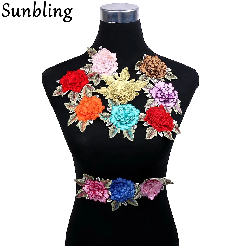 Sunbling 3D Rose Flower Floral Patches for Women Wedding Dress Clothes Sew On Lace Applique Embroidery
Sunbling 3D Rose Flower Floral Patches for Women Wedding Dress Clothes Sew On Lace Applique Embroidery