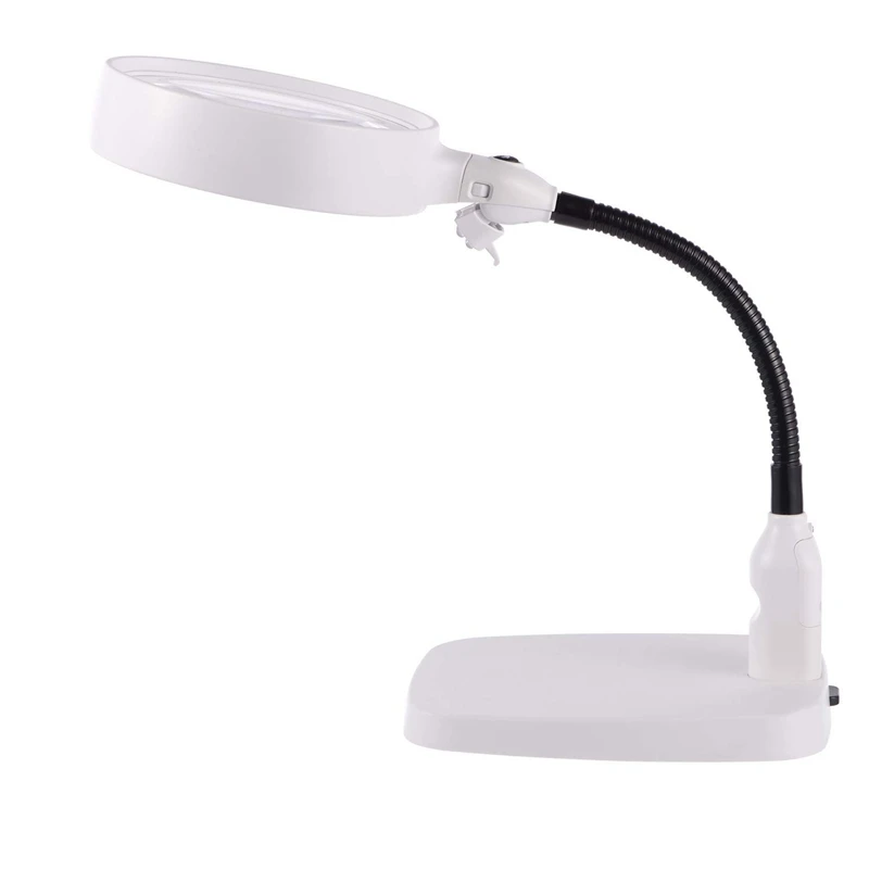 Large LED illuminated magnifying glass with stand Foldable design with 6 LED lamp Best 8 x hands free Magnifying glass with li
Large LED illuminated magnifying glass with stand Foldable design with 6 LED lamp Best 8 x hands free Magnifying glass with li