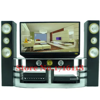 Free Shipping Mini Hi-Fi 1:6 TV Home Theater Cabinet Set Combo for Barbie Dolls Accessories House Dollhouse Furniture Baby Toys
Free Shipping Mini Hi-Fi 1:6 TV Home Theater Cabinet Set Combo for Barbie Dolls Accessories House Dollhouse Furniture Baby Toys