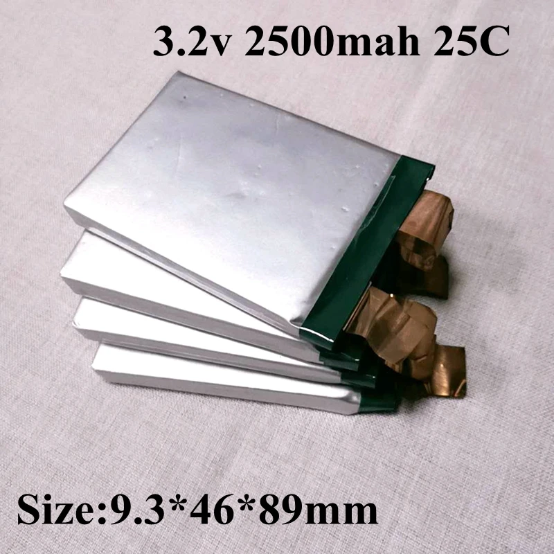 4pcs 934689 Lifepo4 Bateria 3.2v 2500mah Bateria 3.2v 25c High Rate 2500mah Lifepo4 Battery for 4S 12v Diy RC Toy Cell Electrics
4pcs 934689 Lifepo4 Bateria 3.2v 2500mah Bateria 3.2v 25c High Rate 2500mah Lifepo4 Battery for 4S 12v Diy RC Toy Cell Electrics