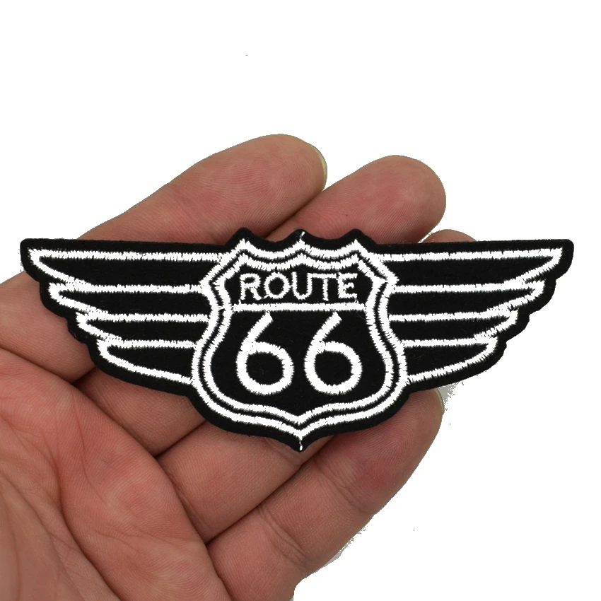 1Pcs Route 66 Wings Black Embroidered Patch Iron-On Highway Road Sign Biker Emblem
1Pcs Route 66 Wings Black Embroidered Patch Iron-On Highway Road Sign Biker Emblem