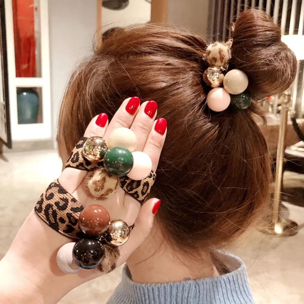 Women Elastic Hair Ties Band Ropes Ring Pearl Leopard Elastic Hair Band Ponytail Holder Scrunchy Rope Hair Accessories
Women Elastic Hair Ties Band Ropes Ring Pearl Leopard Elastic Hair Band Ponytail Holder Scrunchy Rope Hair Accessories