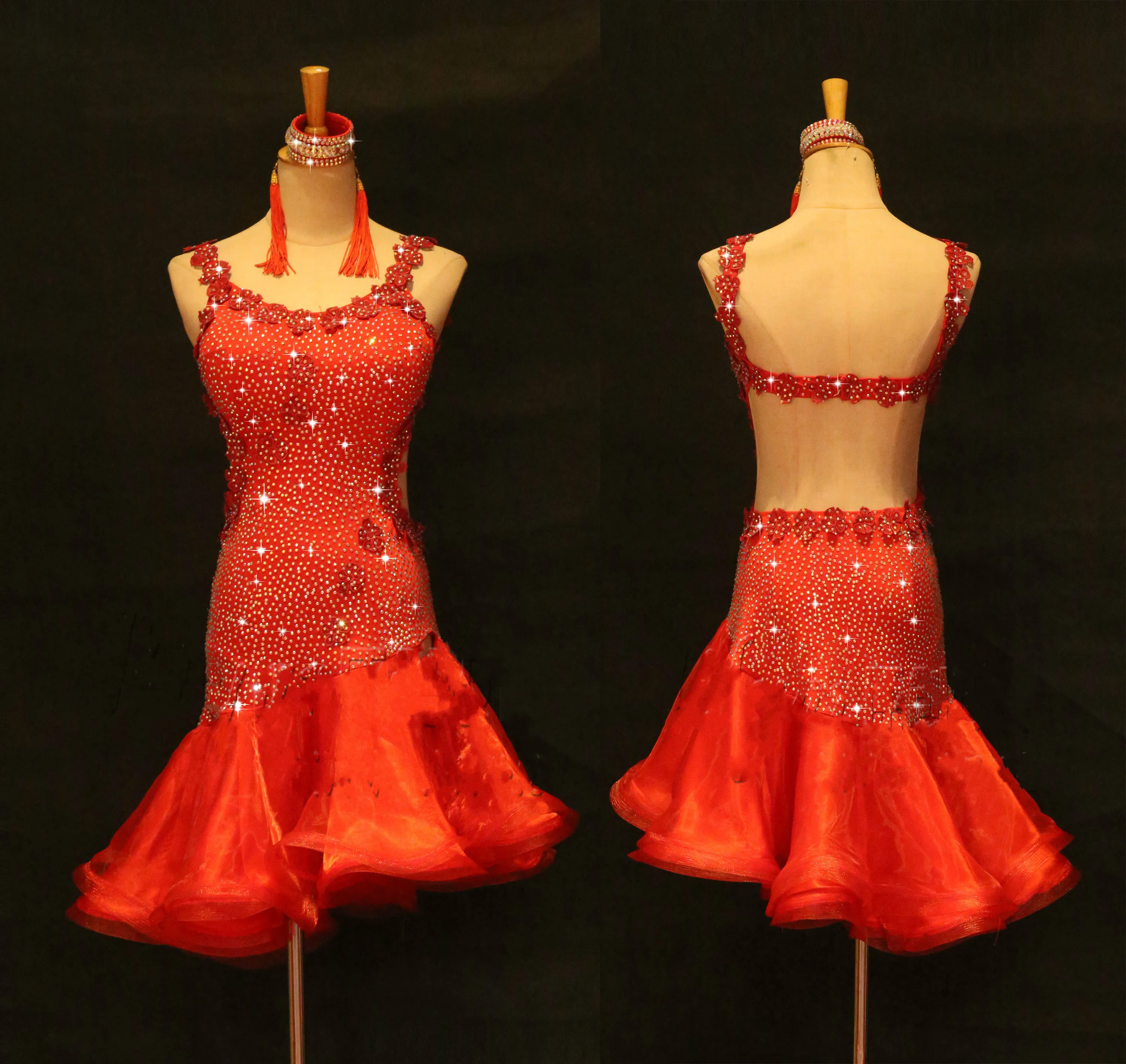 Rhinestones Profession Latin Dance Dress Women Ropa Danza Polyester Salsa Samba Tango Ballroom Competition Costume Latin Dresses
Rhinestones Profession Latin Dance Dress Women Ropa Danza Polyester Salsa Samba Tango Ballroom Competition Costume Latin Dresses
