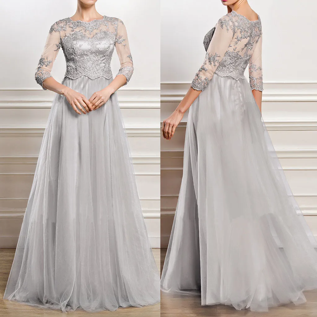 Ladies Long Maxi Dresses Women Long Sleeve Party Dress Lace Dress Elegant Women Summer Party Dress vestidos verano 2019
Ladies Long Maxi Dresses Women Long Sleeve Party Dress Lace Dress Elegant Women Summer Party Dress vestidos verano 2019